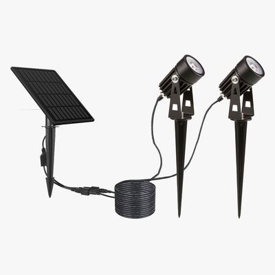 SMD2835 3600mAh Solar Powered Garden Lights IP66 Frost Heat Resistant 6000K