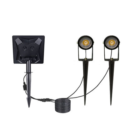 SMD2835 3600mAh Solar Powered Garden Lights IP66 Frost Heat Resistant 6000K