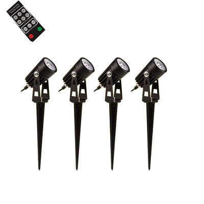 3.2V 6000K Solar Powered Garden Lights Smart Control 270 Degree Adjustable 4PCS