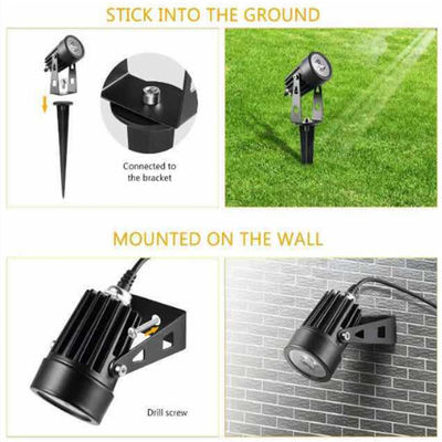 3.2V 6000K Solar Powered Garden Lights Smart Control 270 Degree Adjustable 4PCS