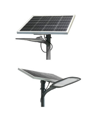 12000Lm 10M Outdoor Solar Street Light ,  50AH All in One Solar Street Light