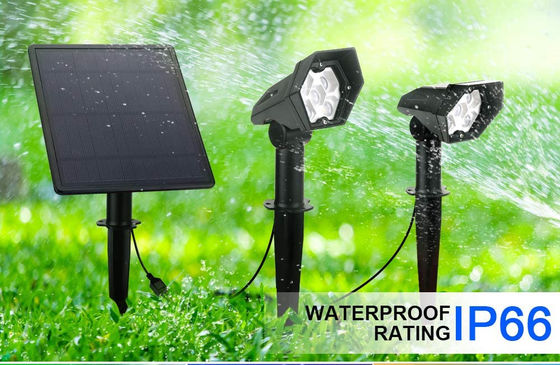DC6V 12H working Solar Powered Garden Lights 300lm Outdoor Lawn Courtyard 2PCS