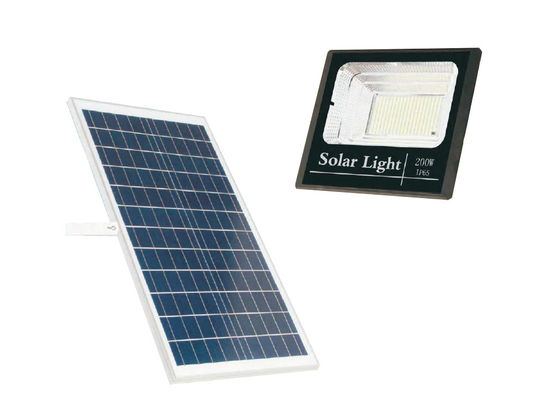 1880lm 200W Solar Panel Flood Lights Polycrystalline 378PCS LED Motion Sensor