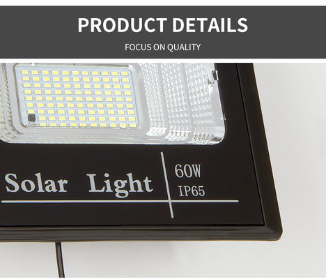 1880lm 200W Solar Panel Flood Lights Polycrystalline 378PCS LED Motion Sensor
