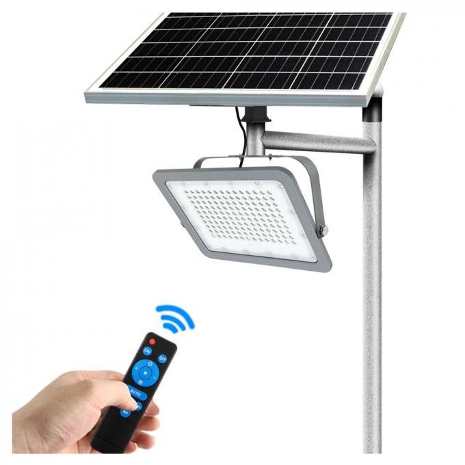 170lm/W Led Solar Floodlight , 4200lm 2700K Rechargeable Battery Solar Lights