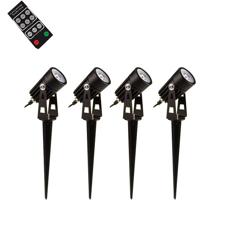 3.2V 6000K Solar Powered Garden Lights Smart Control 270 Degree Adjustable 4PCS